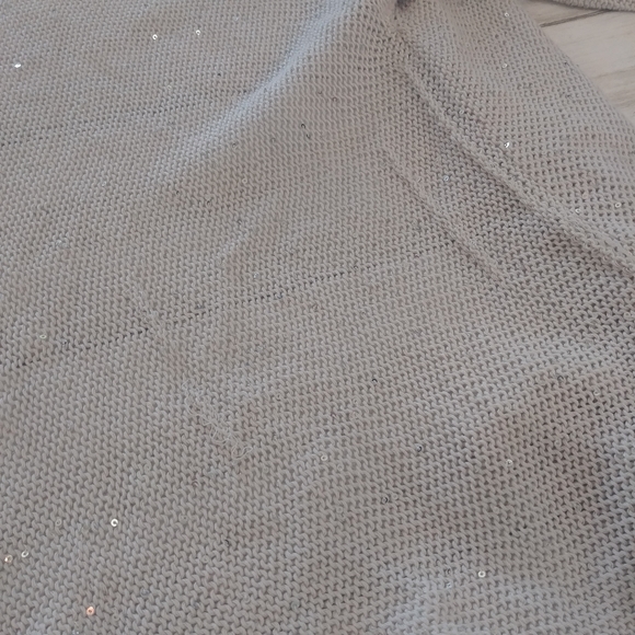 Eileen Fisher Sequin Open Front Cardigan - Picture 2 of 6